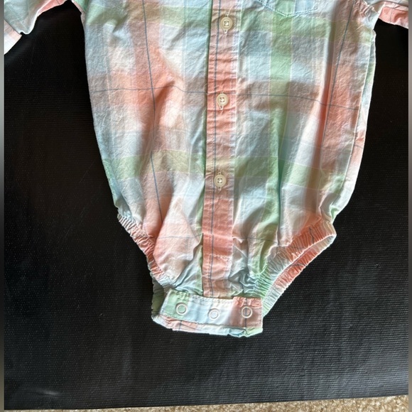 Carter’s Infant Baby 9M 2 piece long sleeve & suspenders pants set - Picture 4 of 5